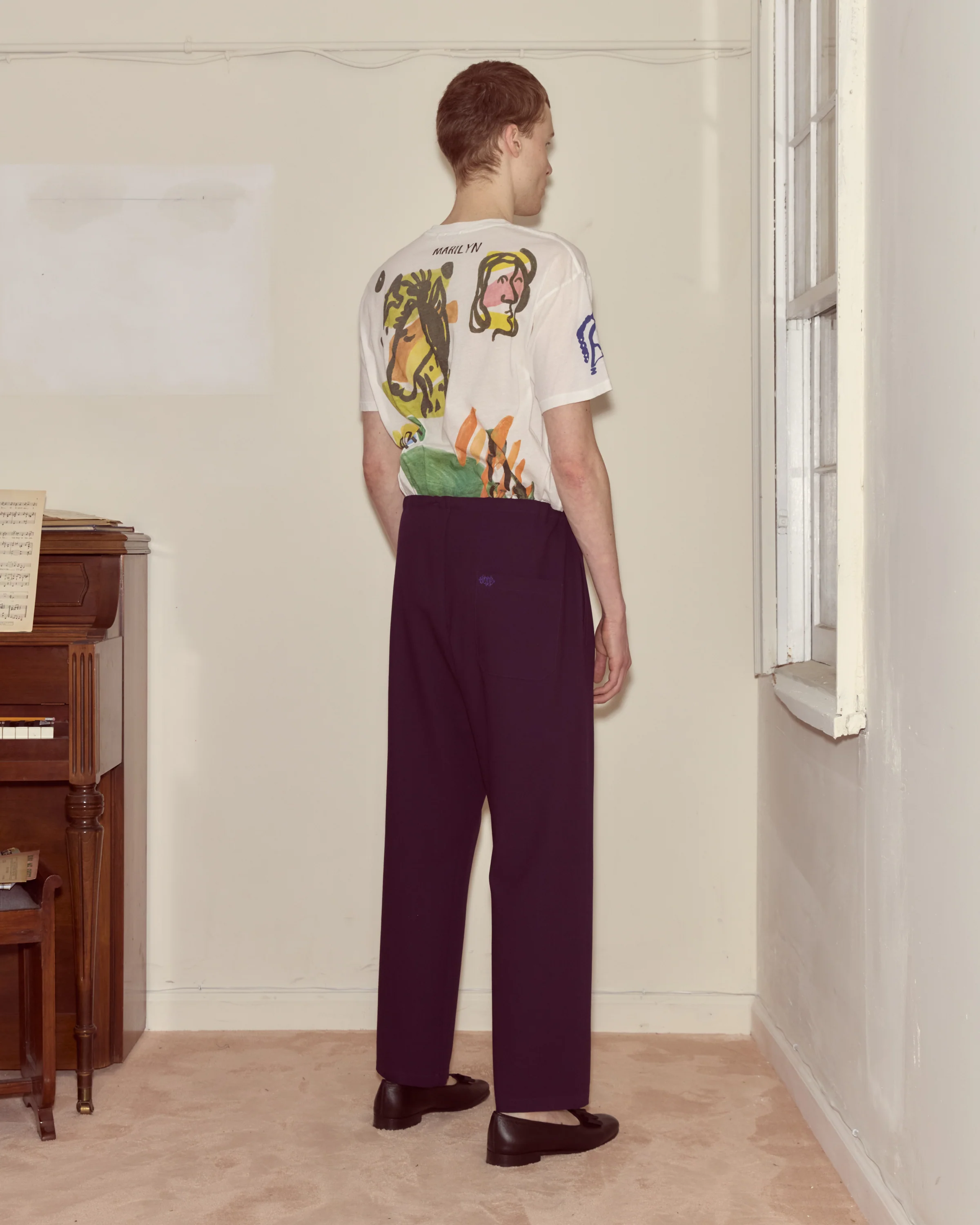 Astor Pajama Pants - Purple - Image 3