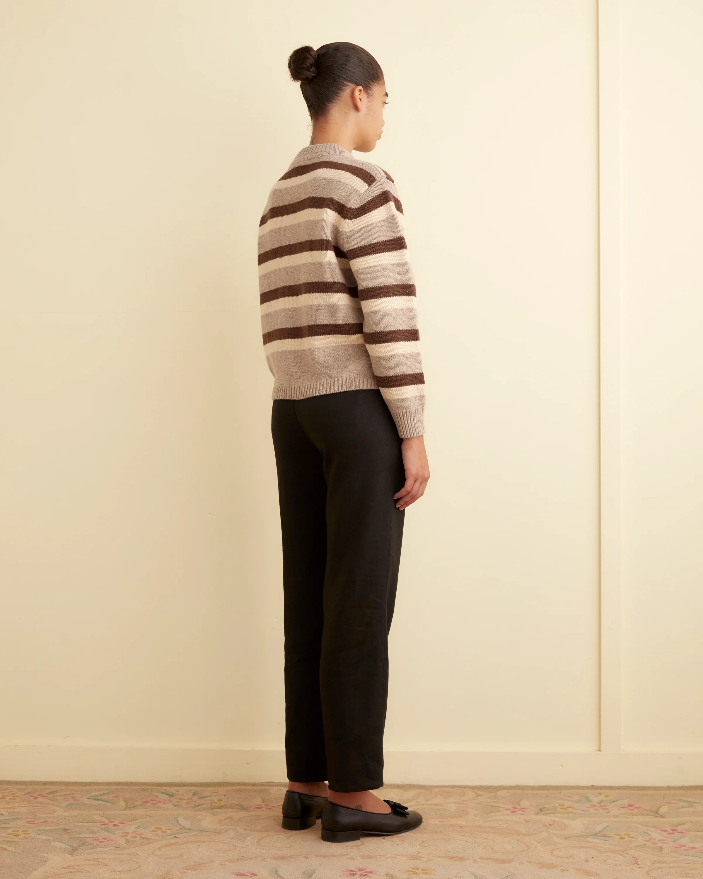 Brewster Cardigan - Tan/Brown - Image 3