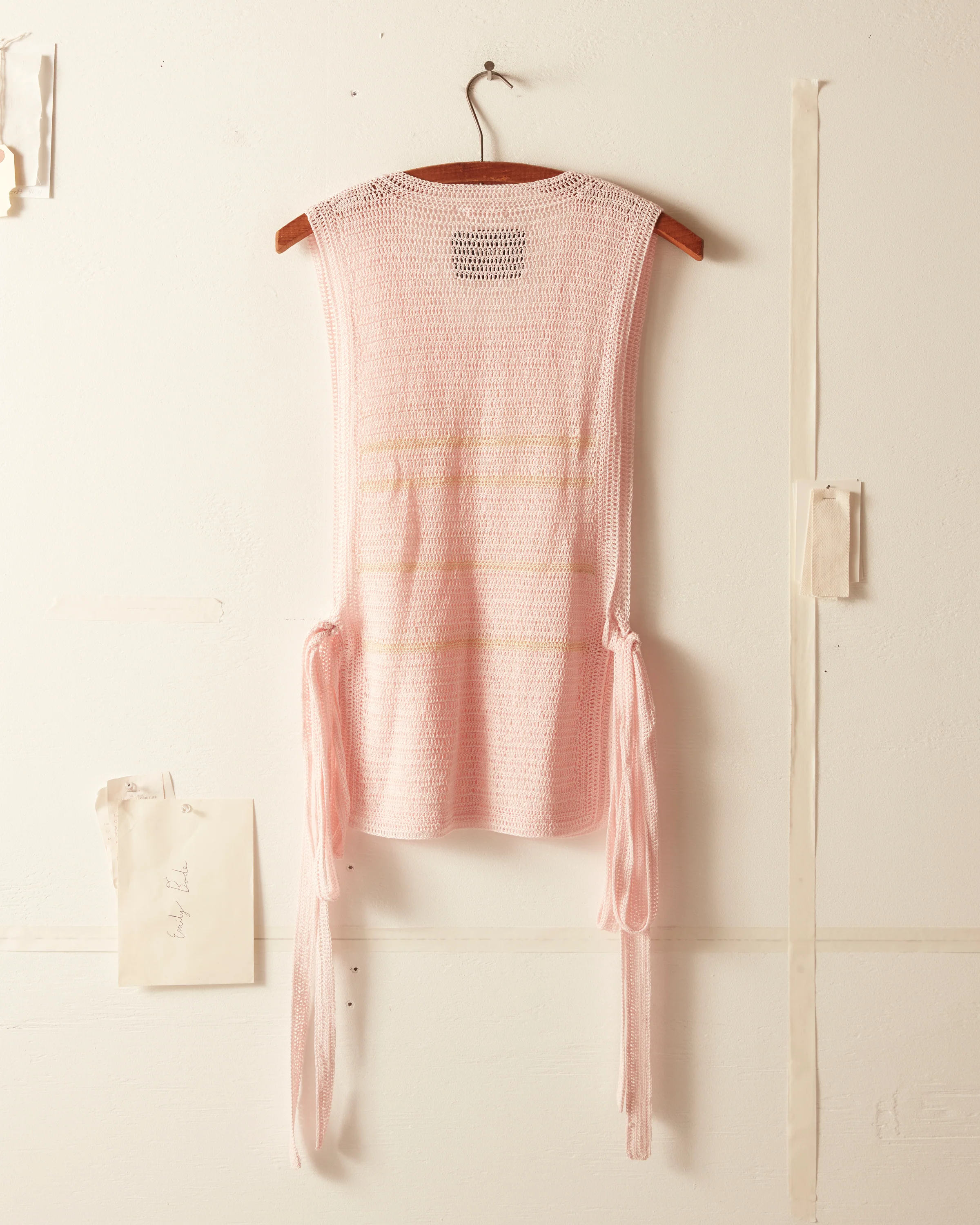 Delicate Stripe Crochet Dickie - Image 5