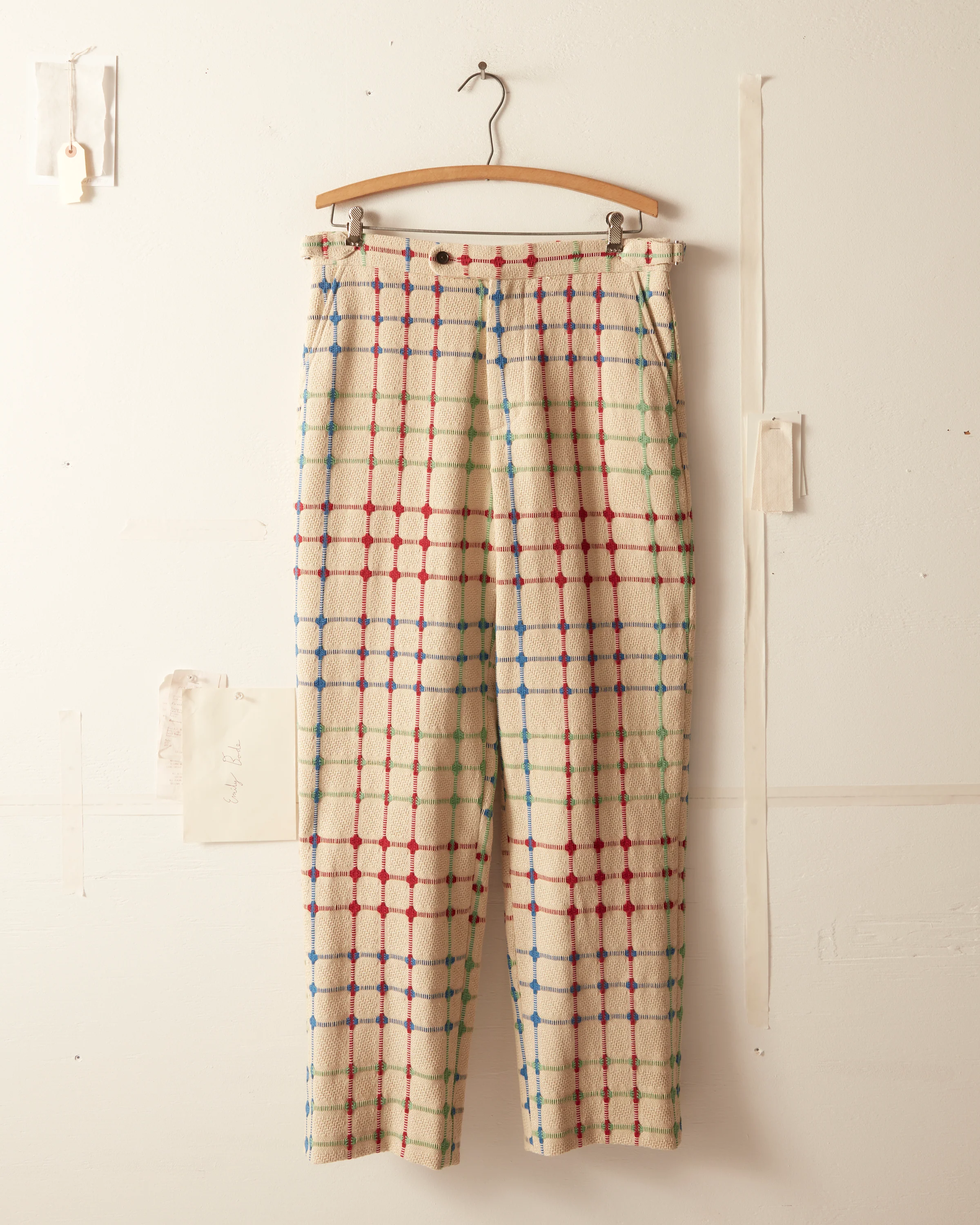 Dobby Weave Trousers - Image 3