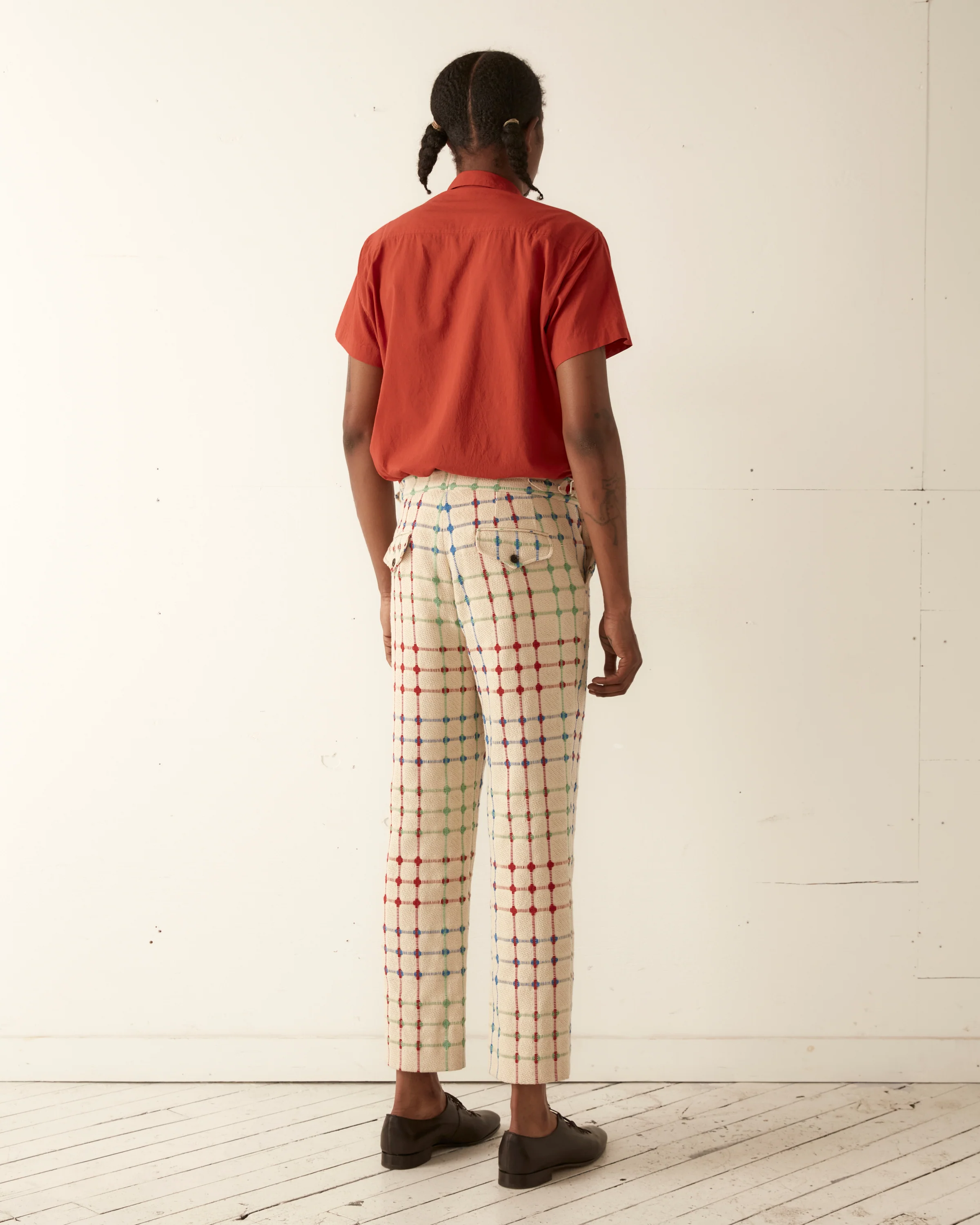 Dobby Weave Trousers - Image 5