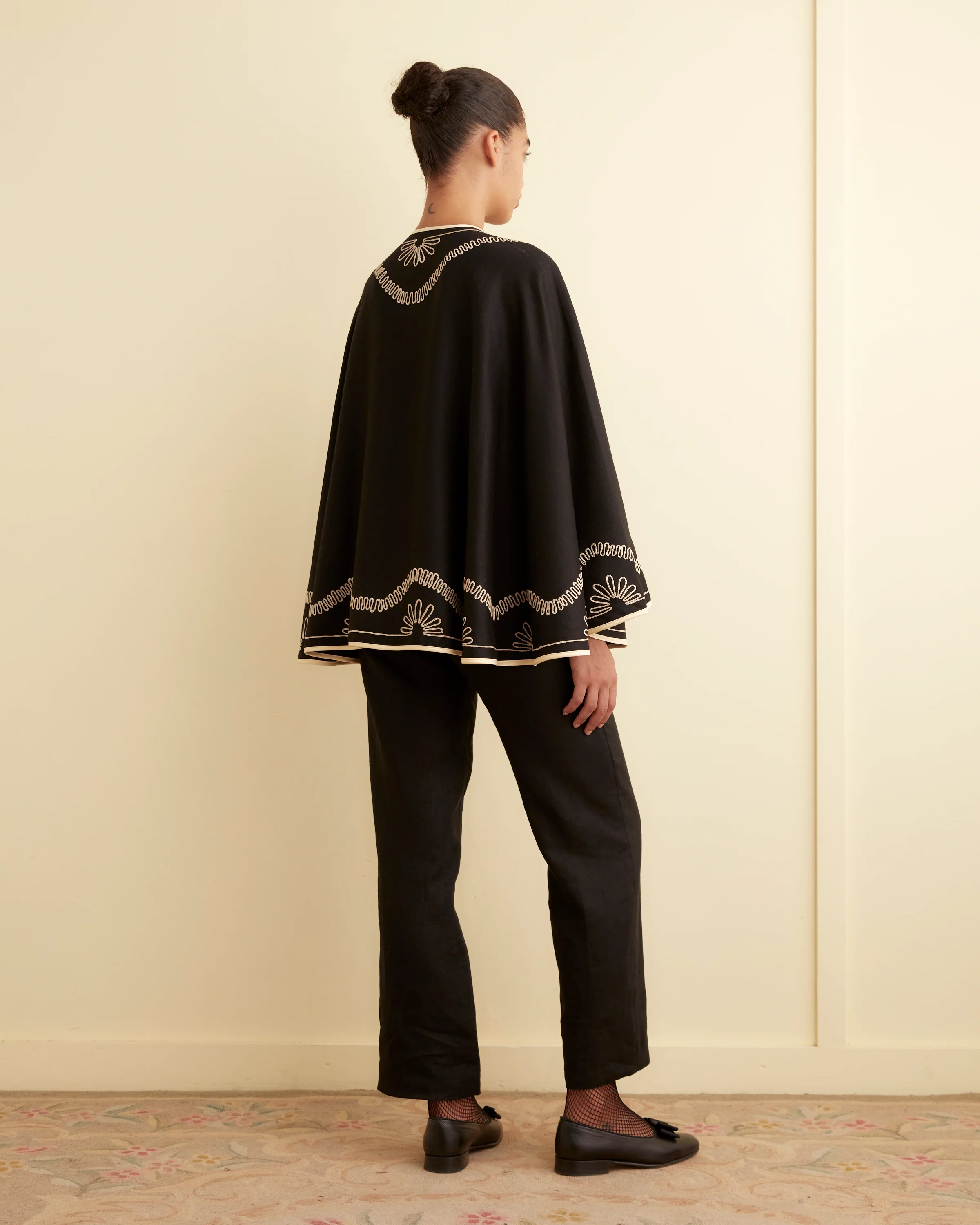 Floral Cording Cape - Image 3