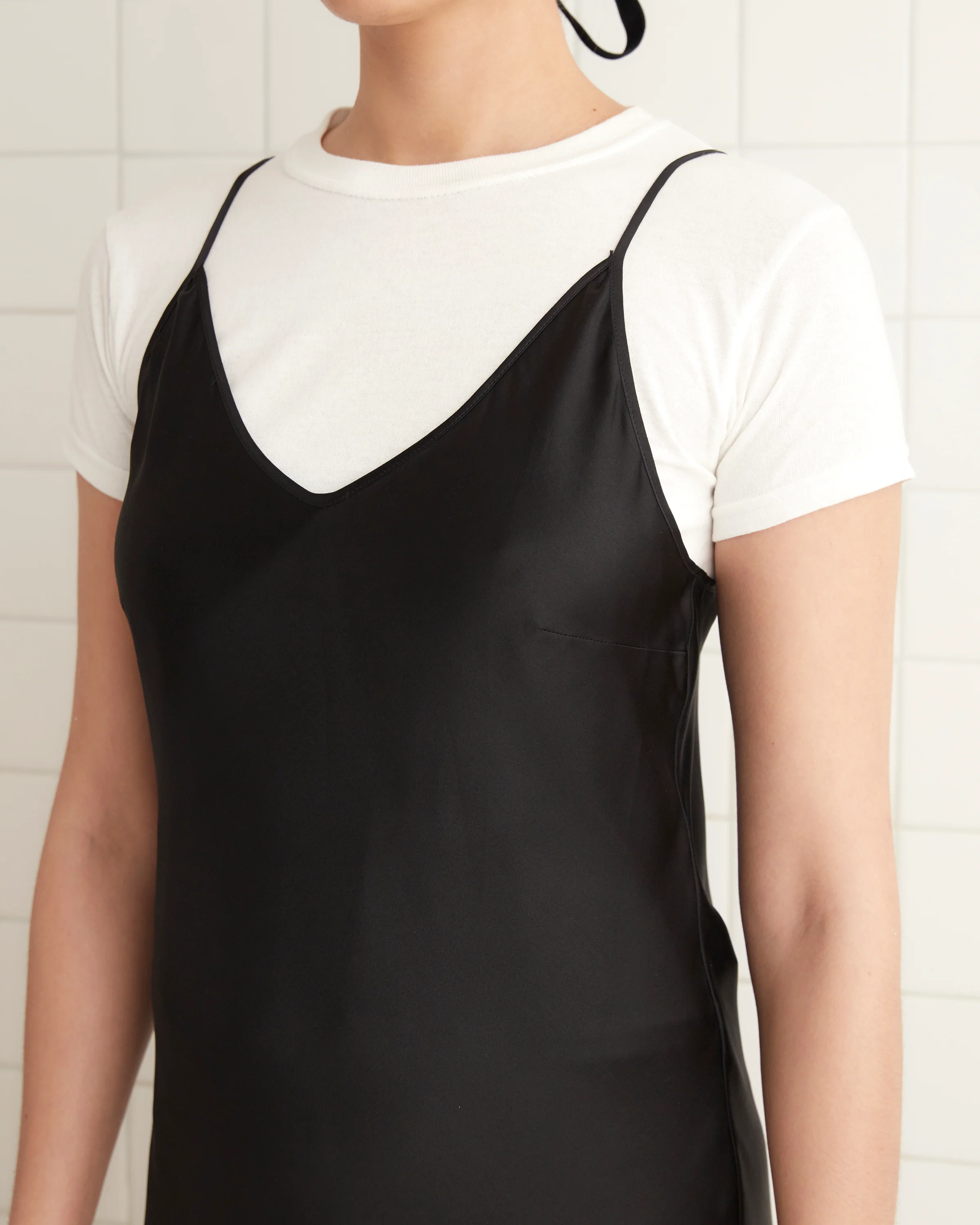 Lizzie Short Slip - Black - Image 2