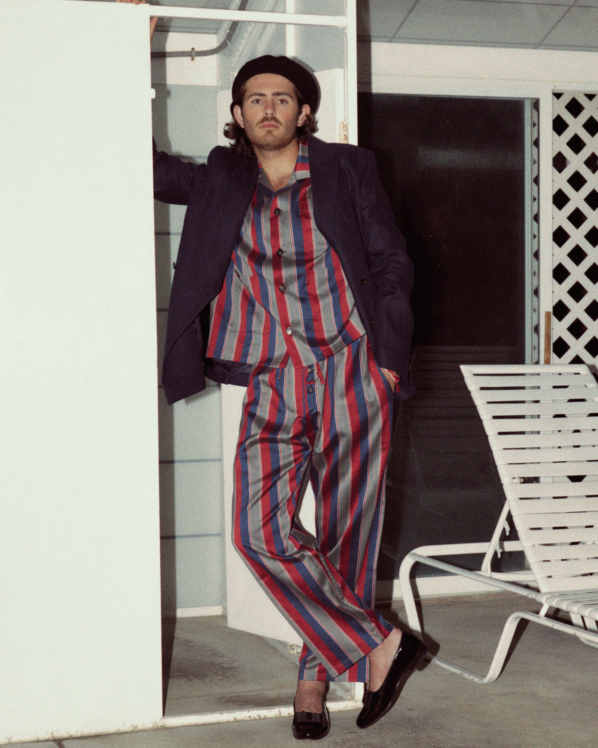 Marina Stripe Pajama Pants - Image 4