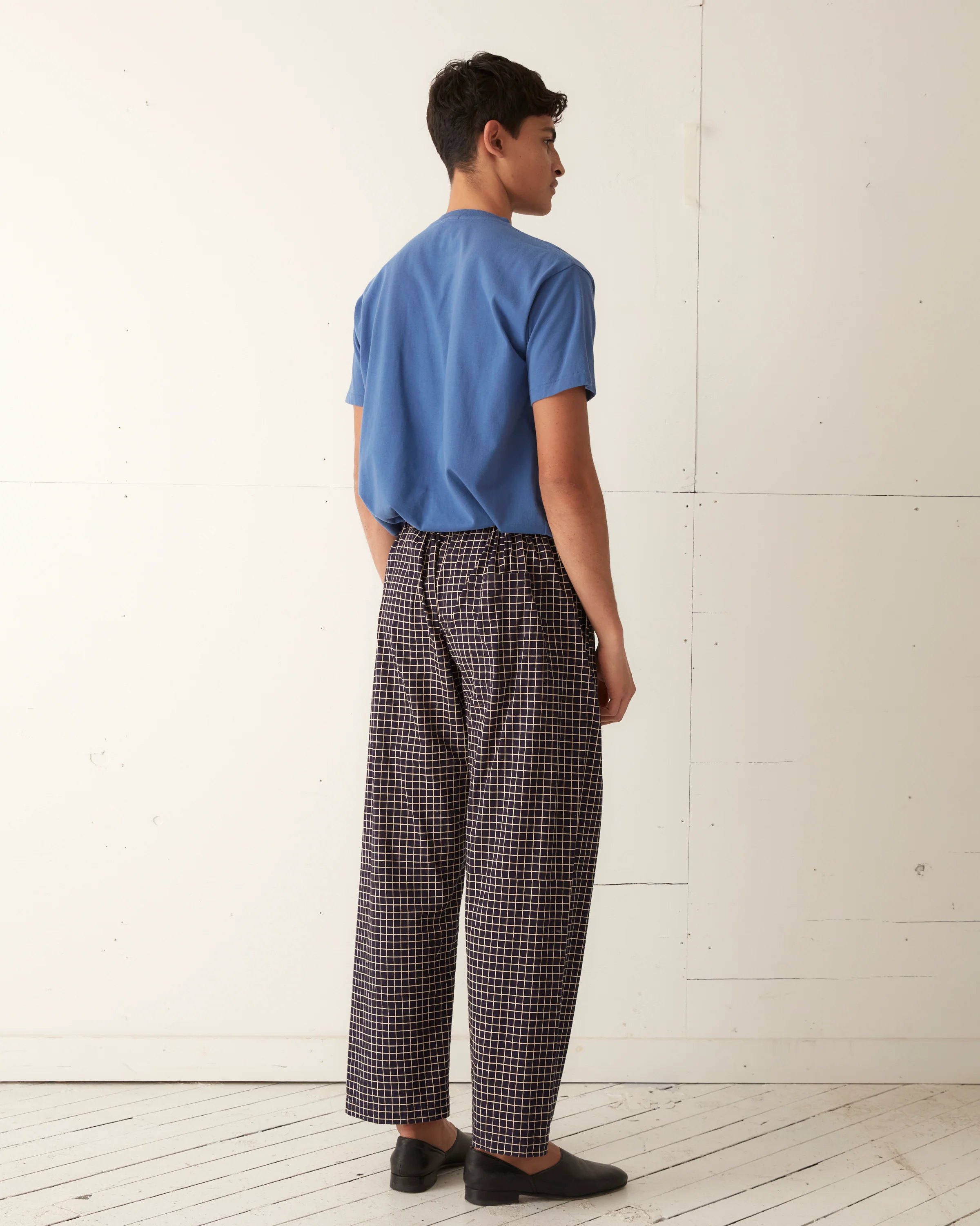 Midnight Grid Pajama Pant - Image 5