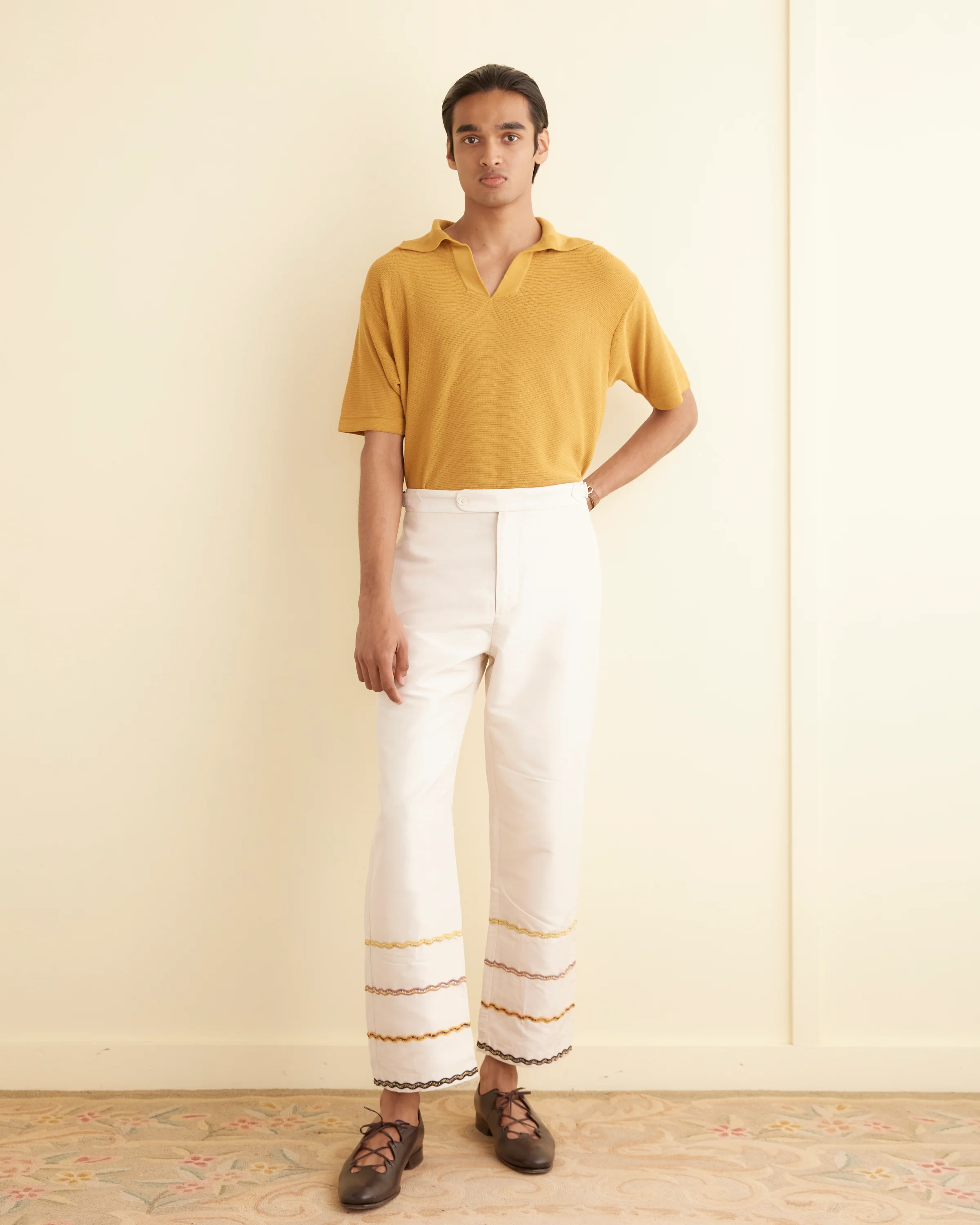 Rickrack Stripe Trousers - Image 2