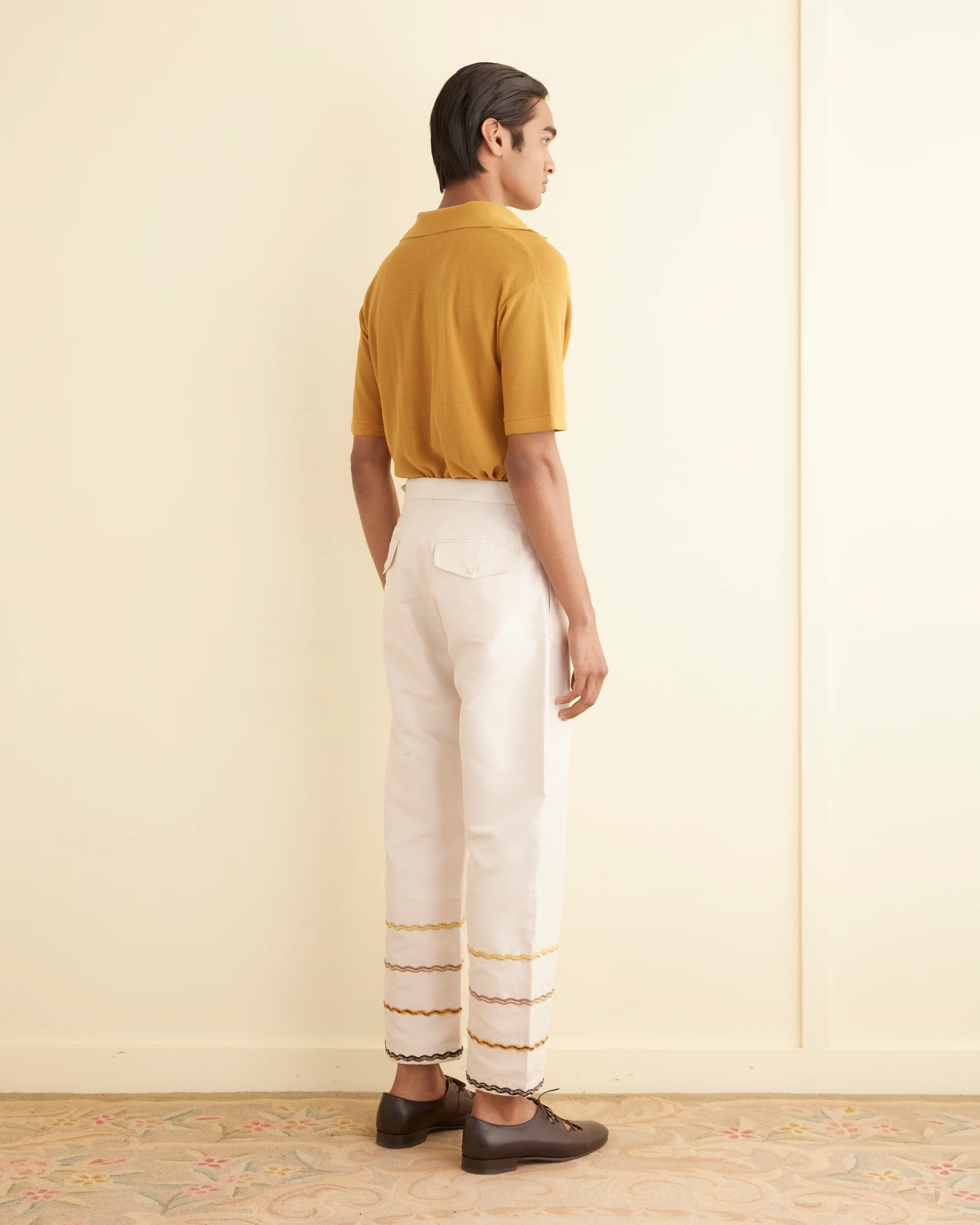 Rickrack Stripe Trousers - Image 3