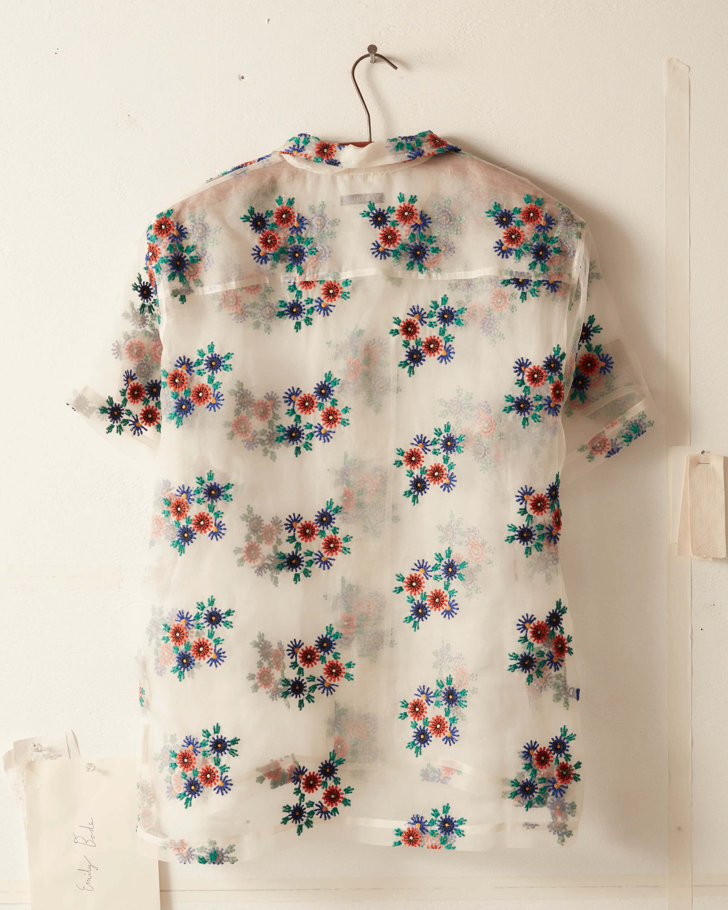 Sheer Daisy Short Sleeve Shirt - Image 3