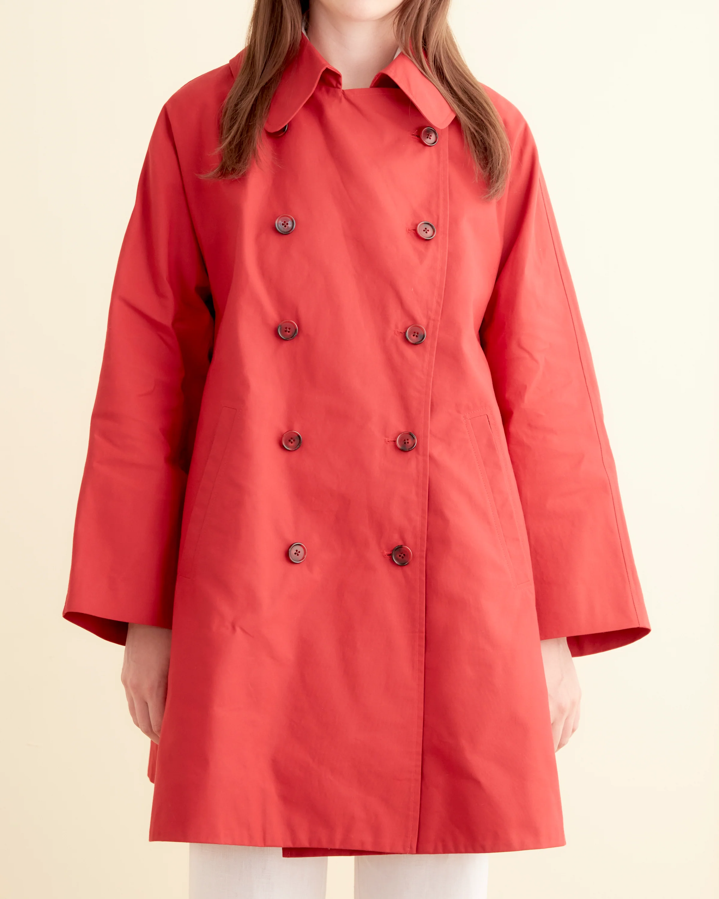 Swing Peacoat - Red - Image 2