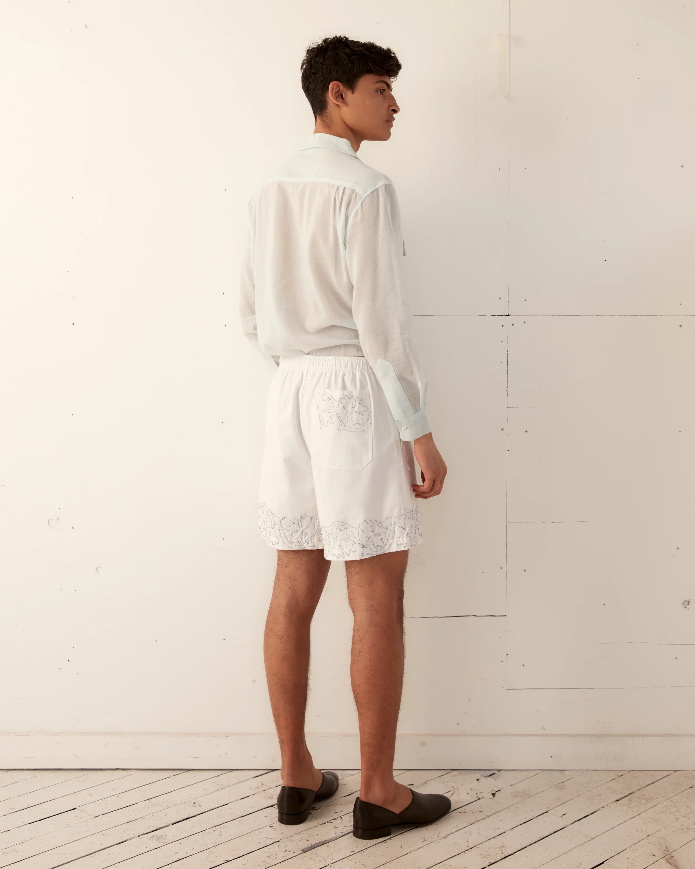 Zig-Zag Couching Shorts - Image 5